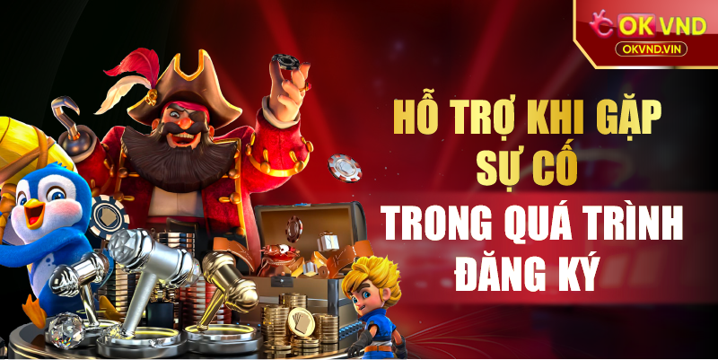 Hỗ trợ khi gặp sự cố trong quá trình đăng ký
